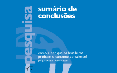 Como e por que os brasileiros praticam o consumo consciente? Sumário e Conclusões da Pesquisa Akatu