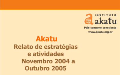 Relatório de Atividades 2005